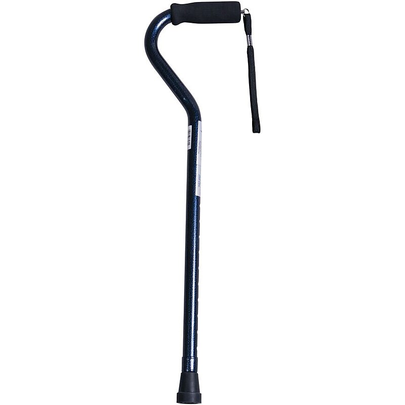 Medline Fashion Canes, Chrome, Offset Handle, 6/Carton (MDS86420CHRW) image 1