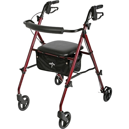 Medline Guardian Freedom Ultralight Rollators, Burgundy