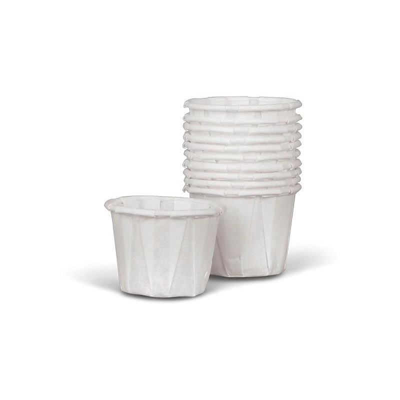Medline Disposable Paper Souffle Cups, 0.75 oz., 5000/Pack (NON024215) image 1