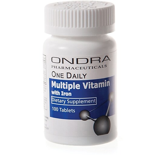 Shop Staples for Generic OTC Multivitamin Tablets with Iron, 1000/Pack