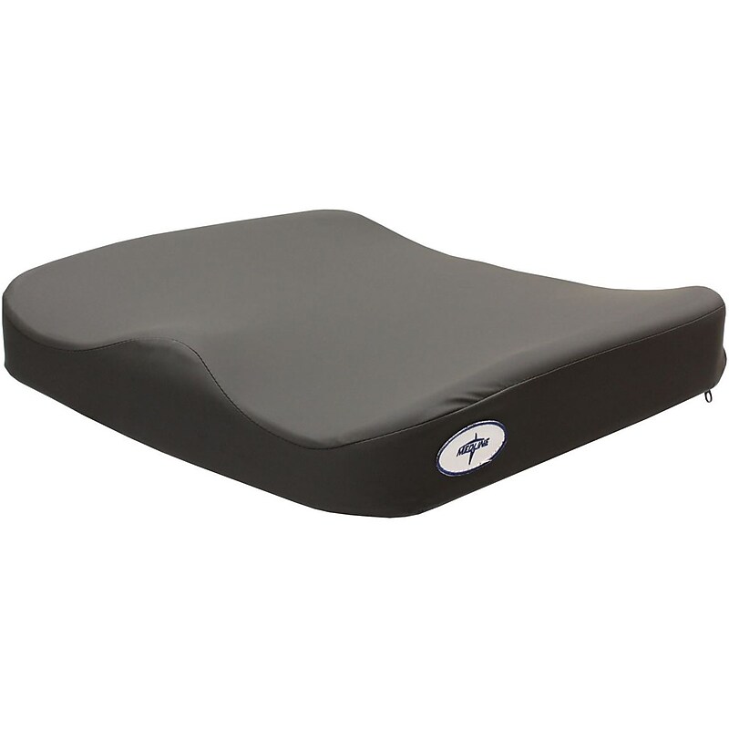 Medline Contour Basic Wheelchair Cushions, 18" L x 16" D, Contour Type (MSCCB1816) image 1