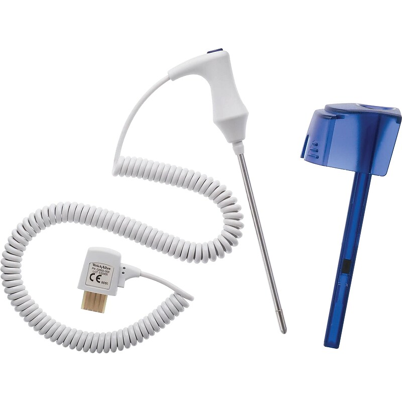 Welch-Allyn Rectal Probes for Suretemp 690 Thermometer, 4' Cord, Latex-free (W-A02892000) image 1