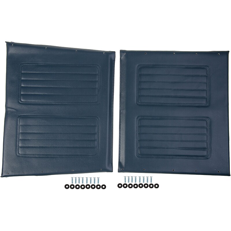 Medline Wheelchair Upholstery Set, Non Bariatric, Navy Extra Wide Wheelchair Compatible (WCA806927NVYS) image 1