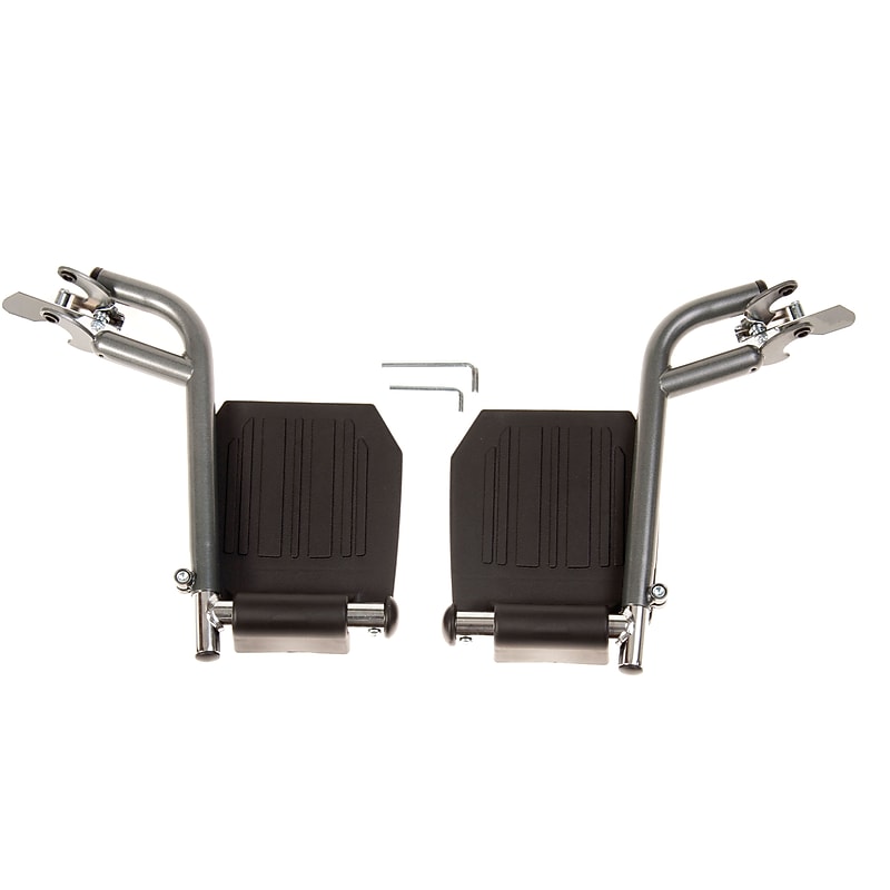 Medline Footrest Assemblies, Non Bariatric, K1 Basic Wheelchair Compatible (WCA806965E) image 1