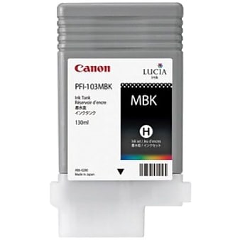 Canon PFI-103 Black Matte Standard Yield Ink Cartridge (2211B001AA)