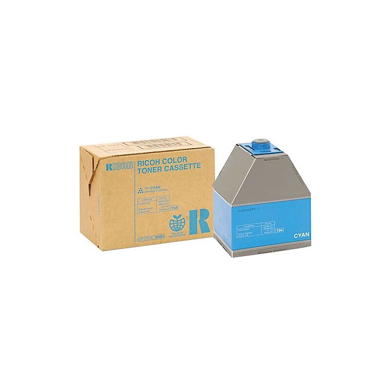 Globe Remanufactured Cyan Standard Yield Toner Cartridge Replacement for Ricoh 888343 image 1