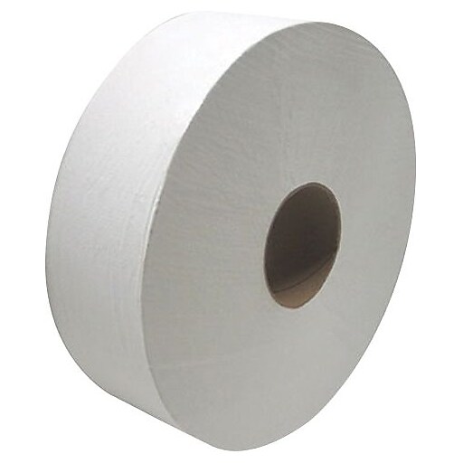 Cascades Jumbo Toilet Paper, 2Ply, White, 12 Rolls/Carton (8140) at Staples
