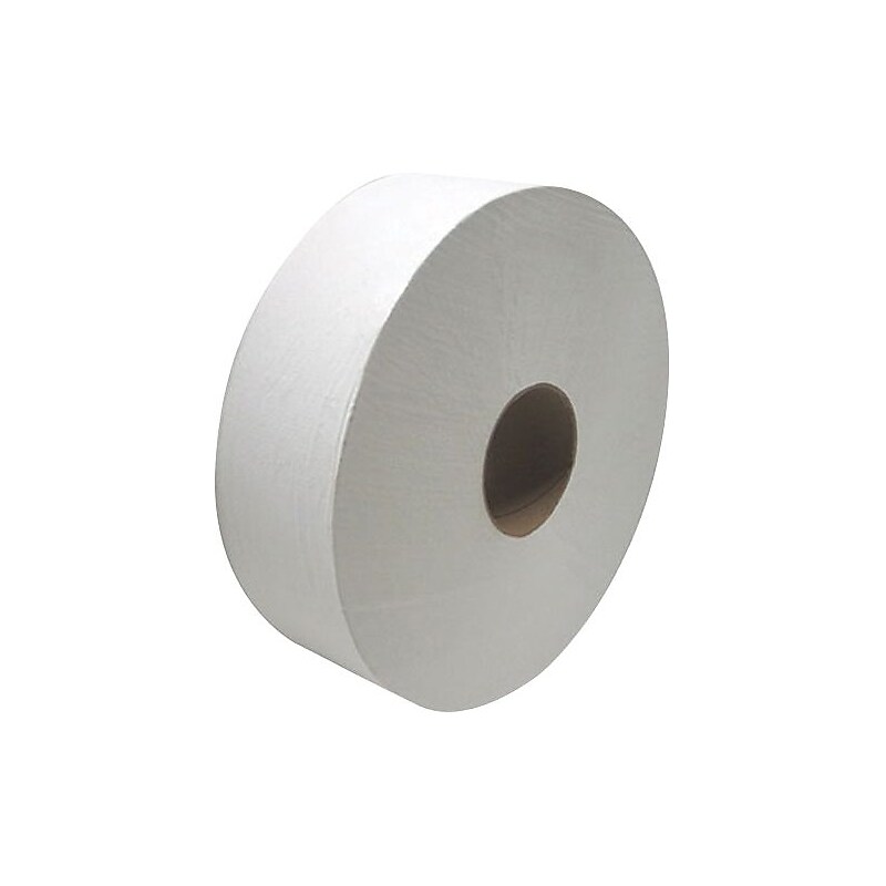 Cascades Recycled Jumbo Toilet Paper, 2-Ply, White, 1000 ft./Roll, 12 Rolls/Carton (CSDB140) image 1