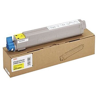 OKI 43837125 Yellow Standard Yield Toner Cartridge