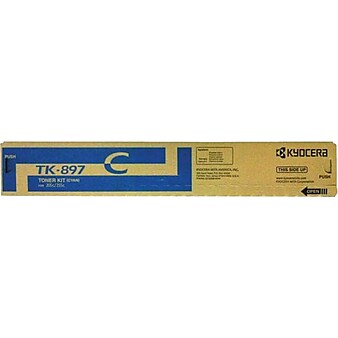 Kyocera TK-897 Cyan Standard Yield Toner Cartridge