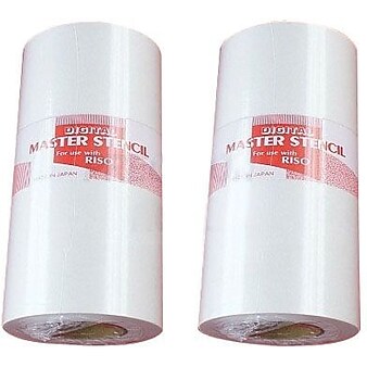 Risograph Black Master Roll (S-3192), 2/Pack