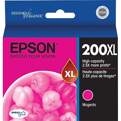 Epson T200XL Magenta High Yield Ink Cartridge Staples
