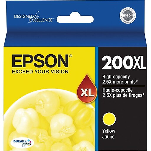 Epson T200XL Yellow High Yield Ink Cartridge Staples