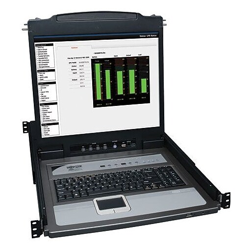 Tripp Lite NetDirector Console IP KVM Switch With 19" LCD, 8 Ports