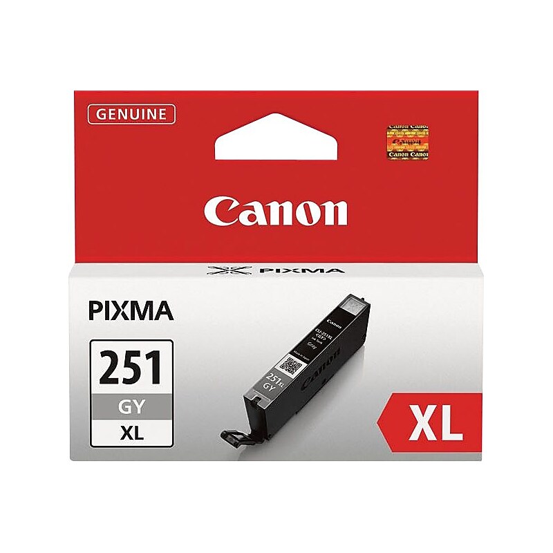 Canon 251XL Gray High Yield Ink Cartridge  (6452B001) image 1