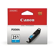 Canon CLI-251 Cyan Standard Yield Ink Cartridge (6514B001)