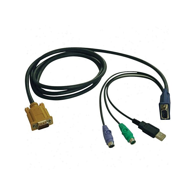 Tripp Lite P778-006 KVM Switch USB/PS2 Combo Cable, 6' image 1