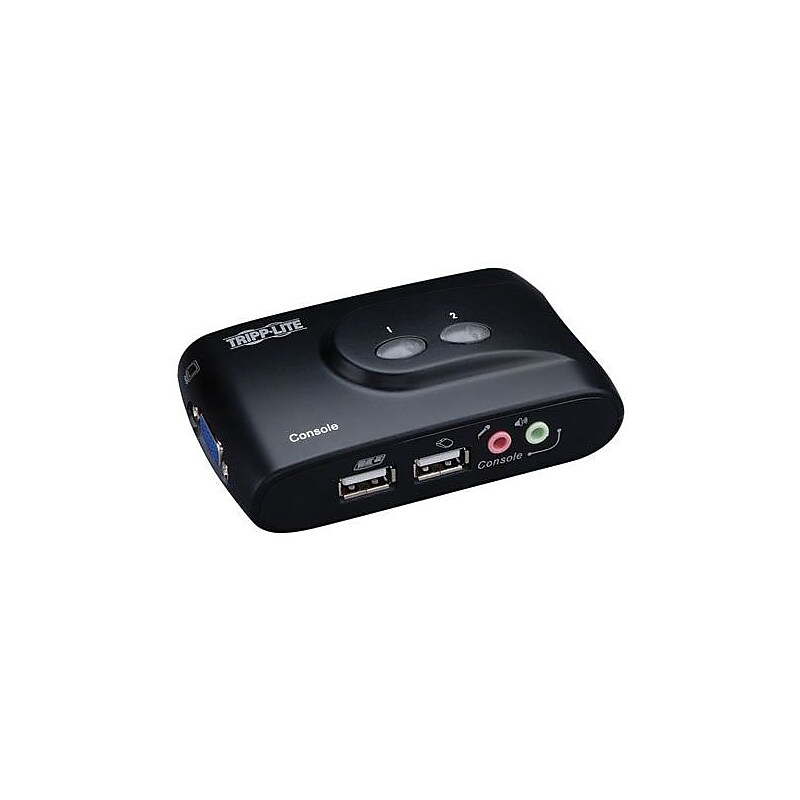 Tripp Lite B004-VUA2-K-R 2-Port USB KVM Switch image 1