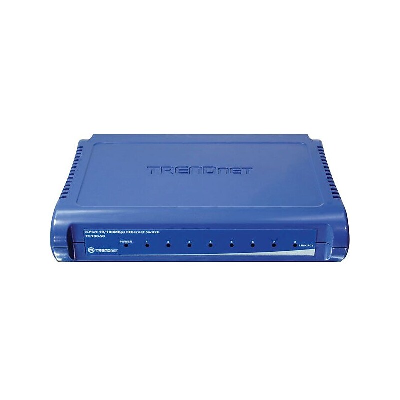 TRENDnet Unmanaged Switch, 10/100 Mbps (TE100-S8) image 1