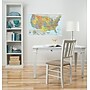 WallPops USA Dry Erase Map, White Border, 24" x 36" (WPE99073-S)~#|#~s0599203_sc7