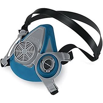 MSA Safety Advantage® Half Facepiece Air Purifying Respirator, Blue, Large, Thermoplastic Rubber