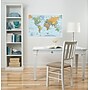 WallPops World Dry Erase Map, White Boarder, 24" x 36"~#|#~s0600150_sc7