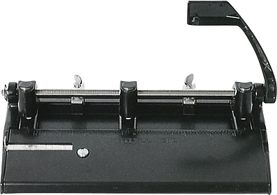 Business Source Three-Hole Heavy-Duty Punch