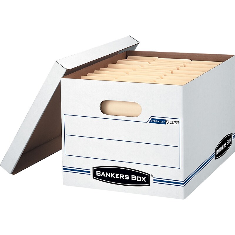 Bankers Box Stor/File Basic-Duty Storage Boxes, Letter/Legal Size, 13/Pack (0070327) image 1