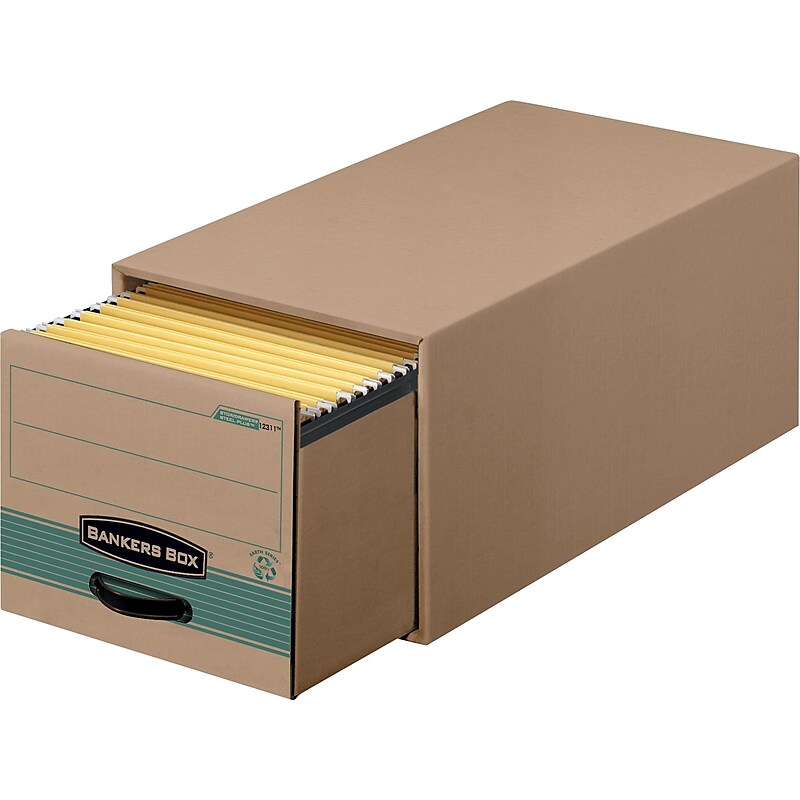 Bankers Box PREMIER File Storage Drawer, Black, 6/Carton (1231101) image 1