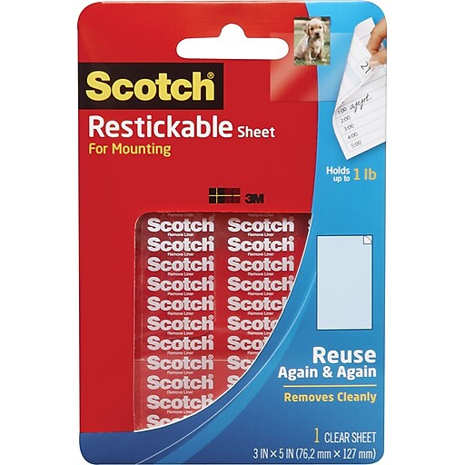 Scotch Reusable Double Sided Mounting Tapes And Squares At Staples