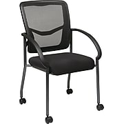 Office Star Proline II ProGrid Steel Guest Chair, Black (85640-30)