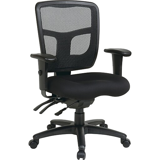 Office Star Proline II Fabric Managers Office Chair, Adjustable Arms