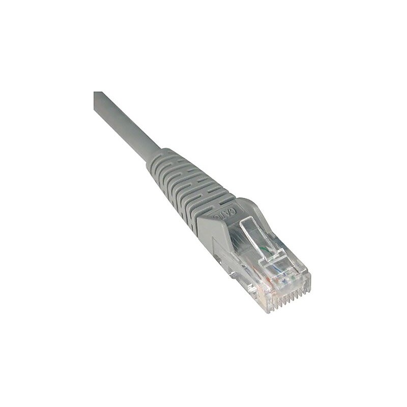 Tripp Lite 25' Cat6 Snagless Molded Patch Cable, Gray image 1