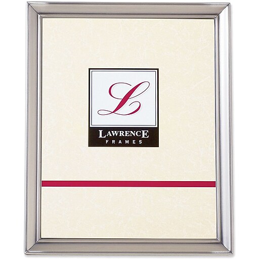 Lawrence Frames 8" x 10" Metal Silver Picture Frame (609080) at Staples