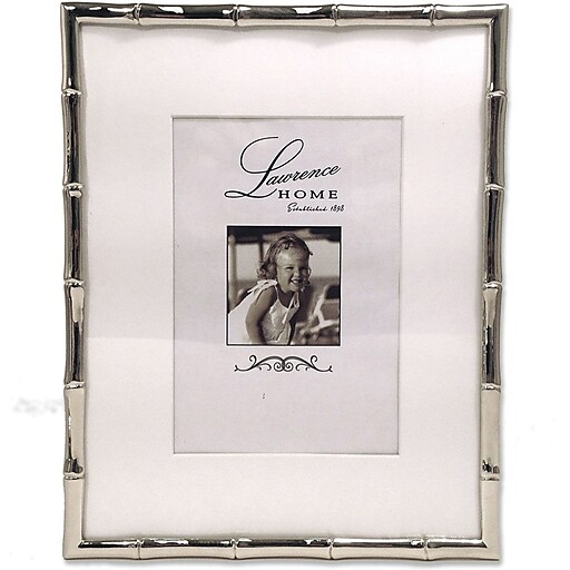 Shop Staples For 710180 Silver Metal Bamboo 8x10 Matted For 5x7