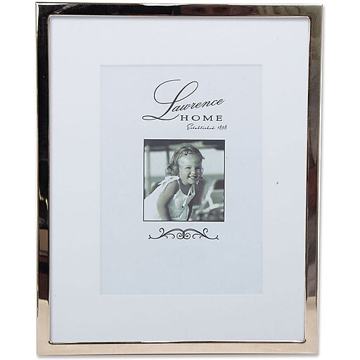 710680 Silver Standard Metal 8x10 Matted for 5x7 Picture Frame at Staples