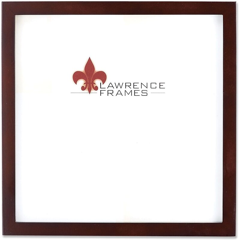 Lawrence Frames Gallery Collection 10" x 10" Espresso Wood Picture Frame, Brown (755910) image 1