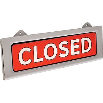 Cosco® Sign with Character Set, Open/Close, 20" x 15", 1 each (098221)