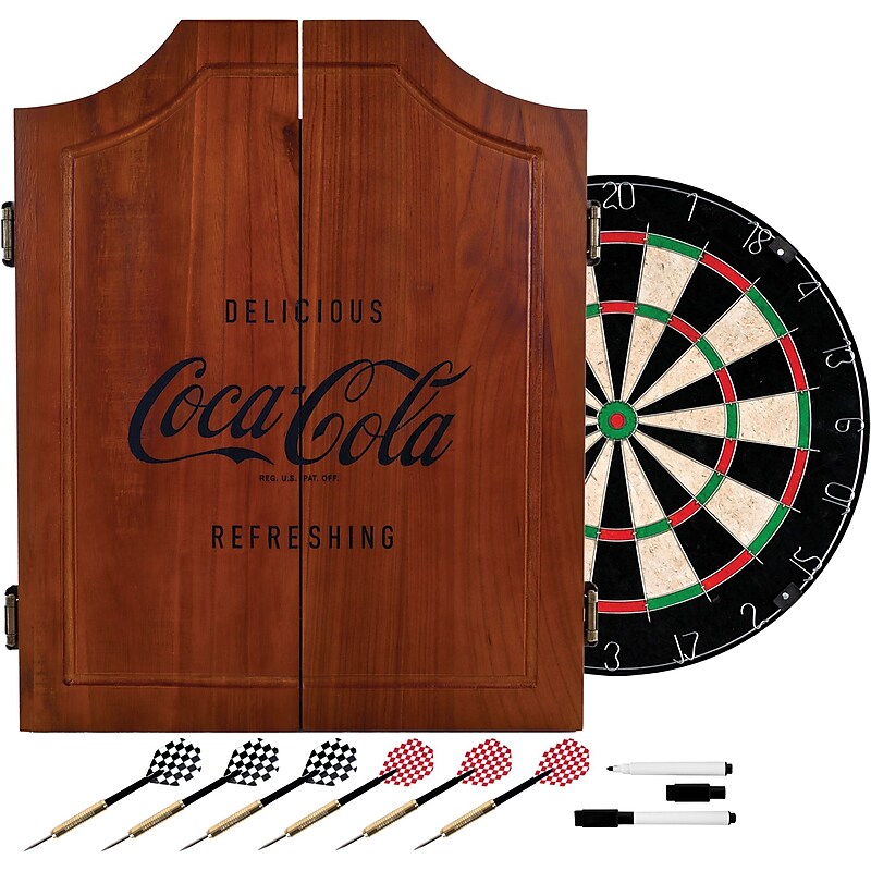 Coca-Cola Cabinet Set, Solid Wood image 1