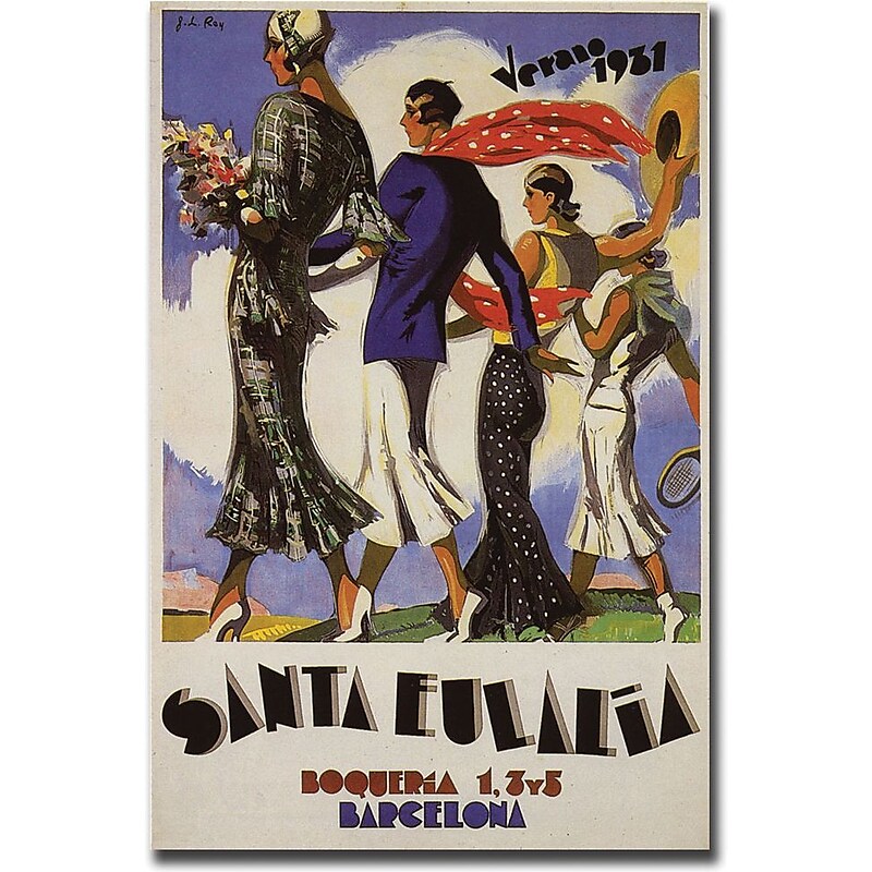 Trademark Global "Verano Santa Eulalia" Canvas Art, 24" x 32" image 1