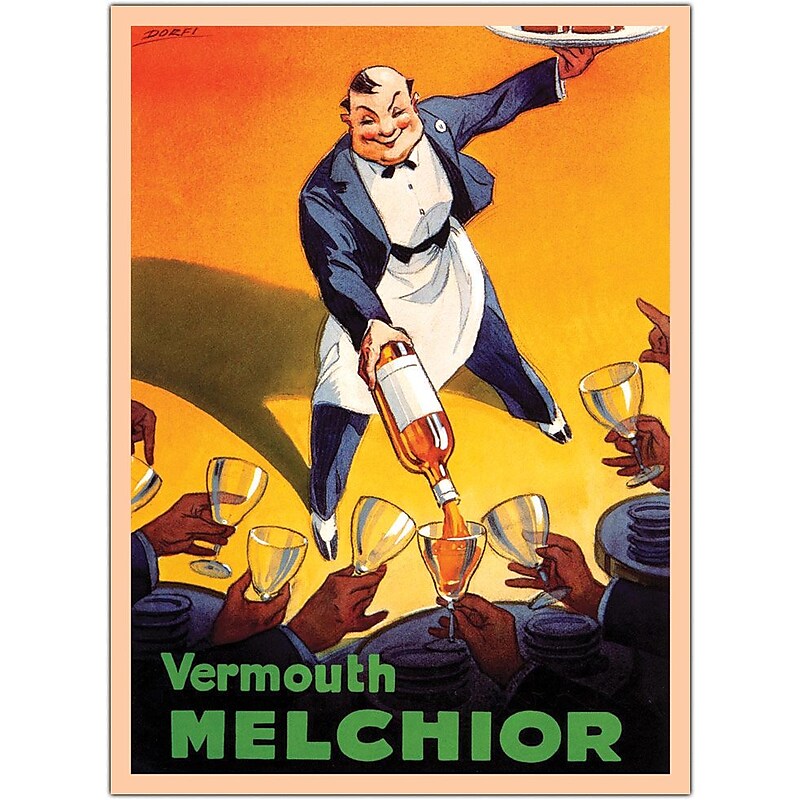 Trademark Global Dorfi "Vermouth Melchio" Gallery Wrapped Canvas Art, 24" x 32" image 1