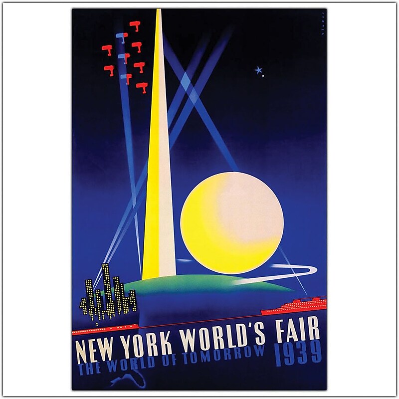 Trademark Global "New York World's Fair 1939" Canvas Art, 24" x 32" image 1