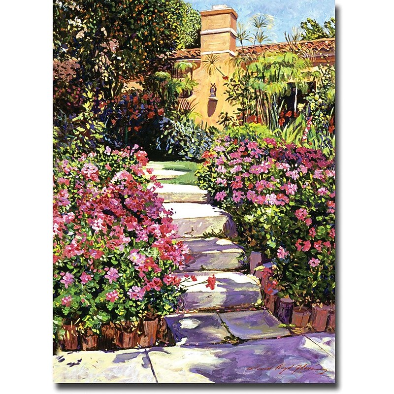 Trademark Global David Lloyd Glover "The Five Steps" Canvas Art, 18" x 24" image 1
