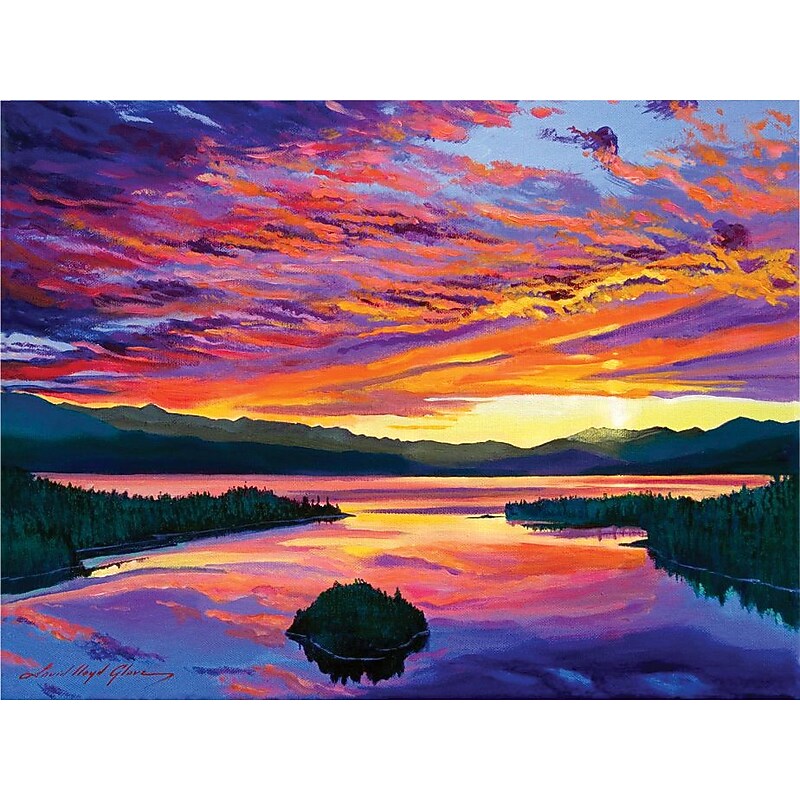 Trademark Global David Lloyd Glover "Paint Brush Sky" Canvas Art, 18" x 24" image 1