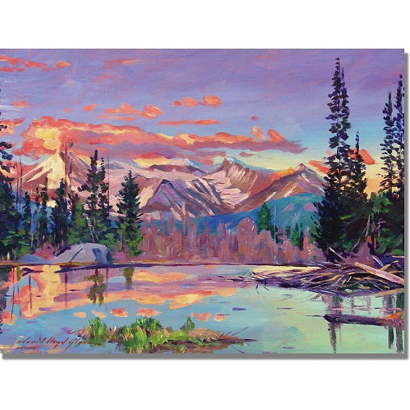 Trademark Global David Lloyd Glover "Evening Serenity" Canvas Art, 24" x 32" image 1