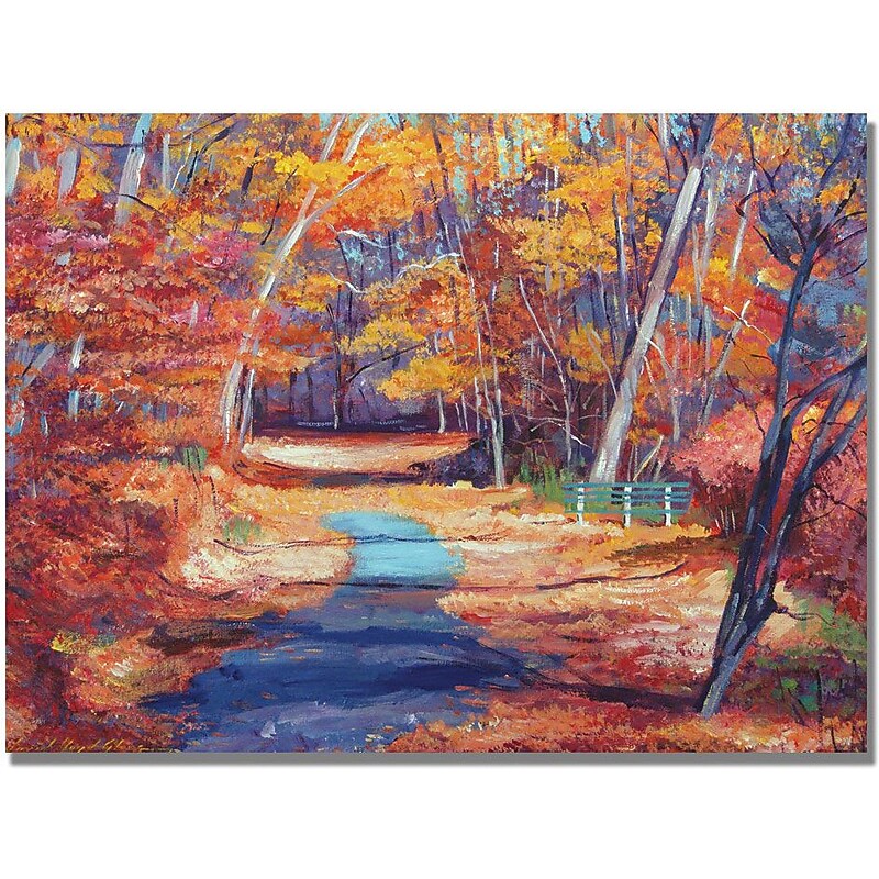 Trademark Global David Lloyd Glover "The Resting Place" Canvas Art, 35" x 47" image 1