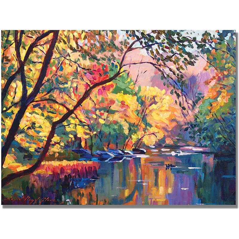 Trademark Global David Lloyd Glover "Color Reflections" Canvas Art, 35" x 47" image 1