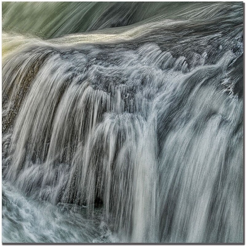Trademark Global Philippe Sainte Laudy "Waterfall in D" Canvas Art, 35" x 35" image 1