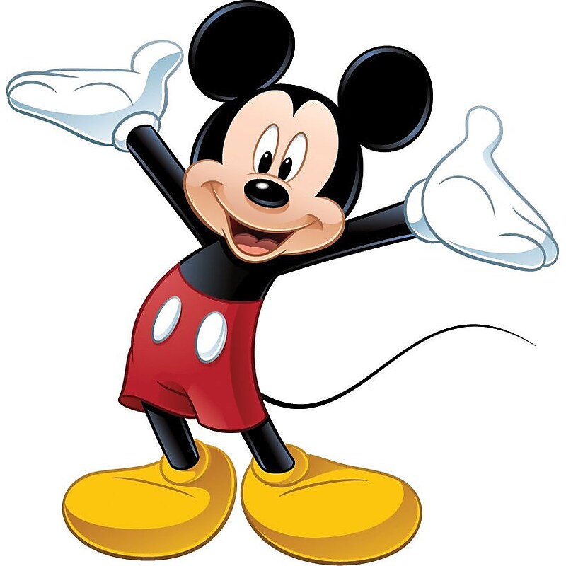 RoomMates® Mickey Mouse Peel and Stick Giant Wall Decal with Augmented Reality, 18" x 40", 9" x 40" image 1