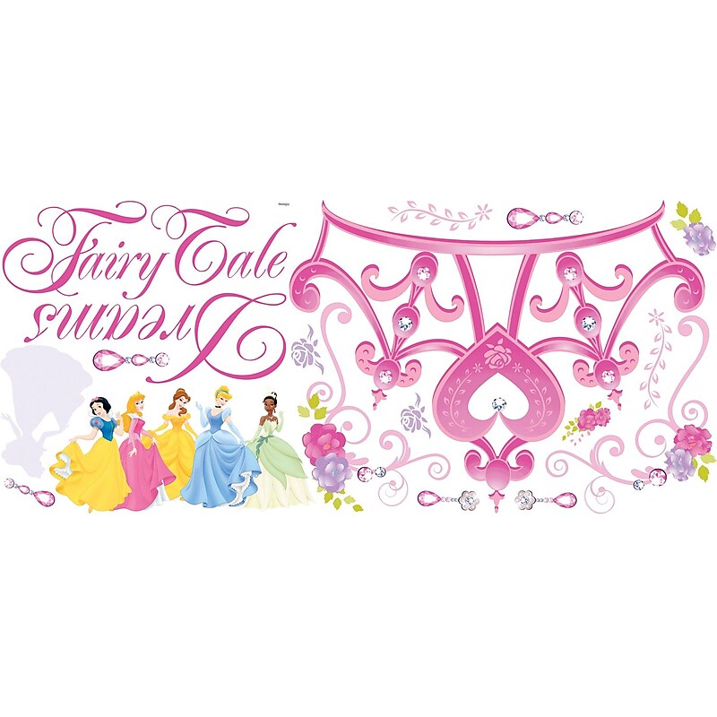 RoomMates® Disney Princess Crown Peel and Stick Giant Wall Decal, 18" x 40" image 1